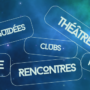 Bannière avec des mots clefs en lien avec les évènements de mars 2025